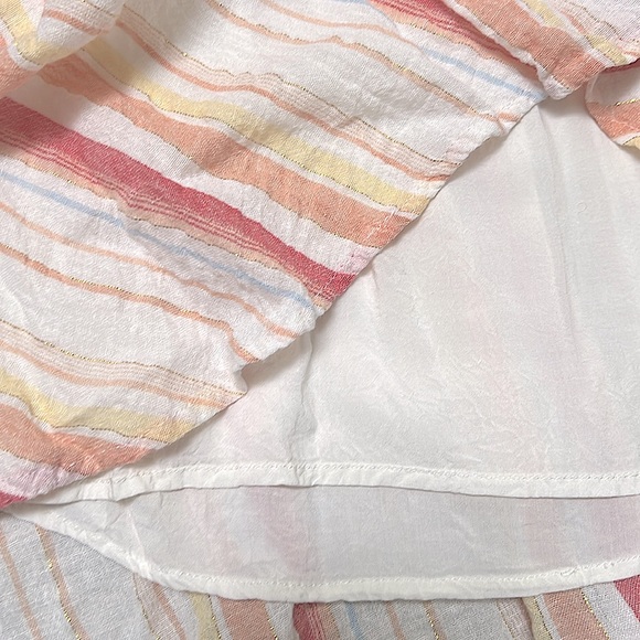 Lush V-Neck Sleeveless Multicolored Dress | Size Small | Metallic Threads | $25 - Picture 8 of 10